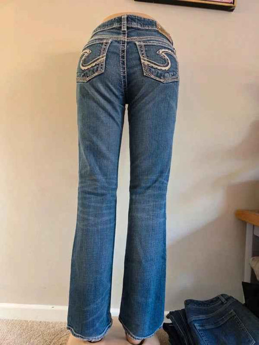 Silver Jeans Mid Rise Bootcut UK Size 12
