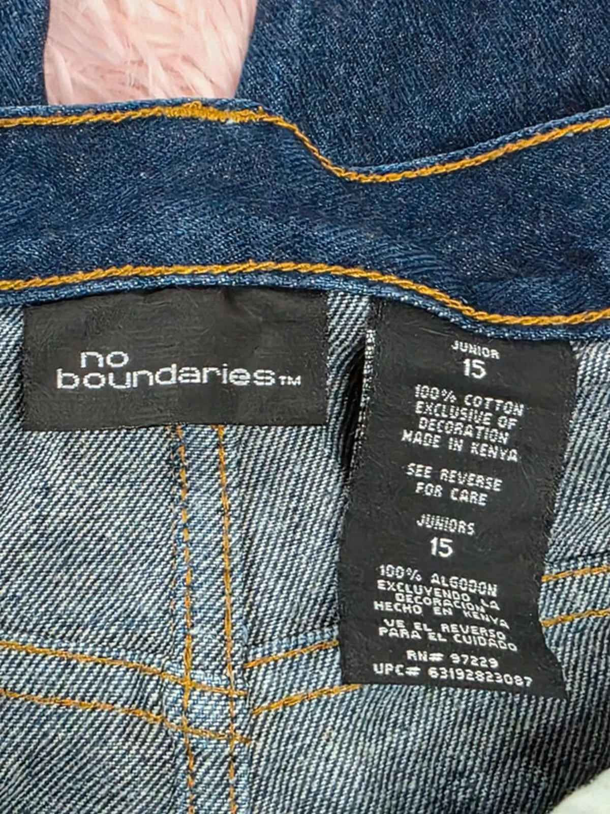 Vintage Y2K No Boundaries Mid Rise Bootcut Jeans UK Size 14