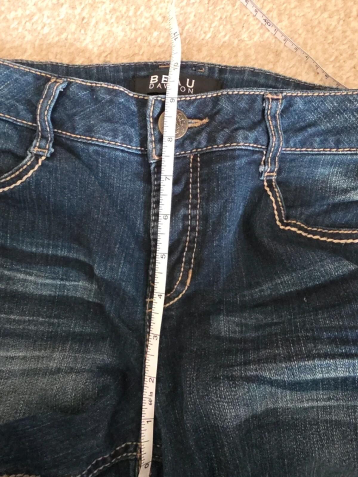 Beau Dawson Vintage Y2K Mid Rise Straight Jeans UK Size 10