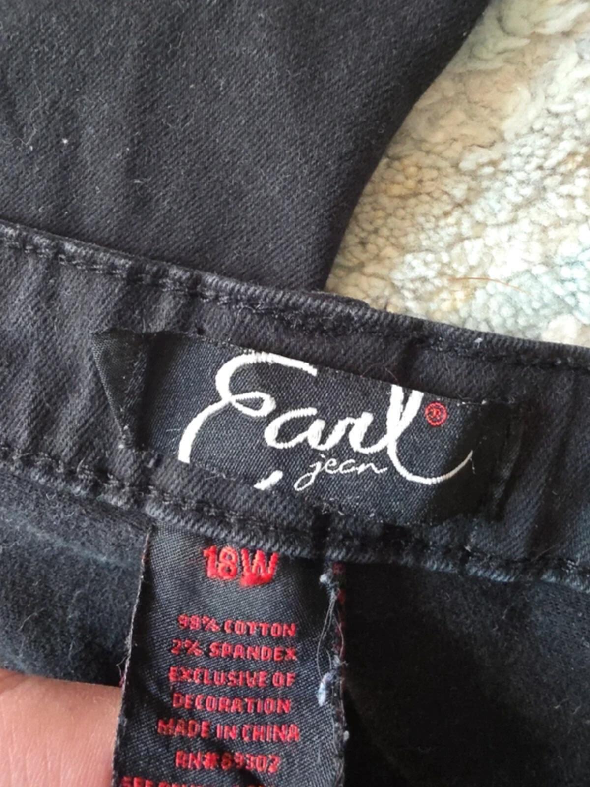Earl High Rise Wide Straight Vintage Y2K Jeans UK Size 16/18 Petite