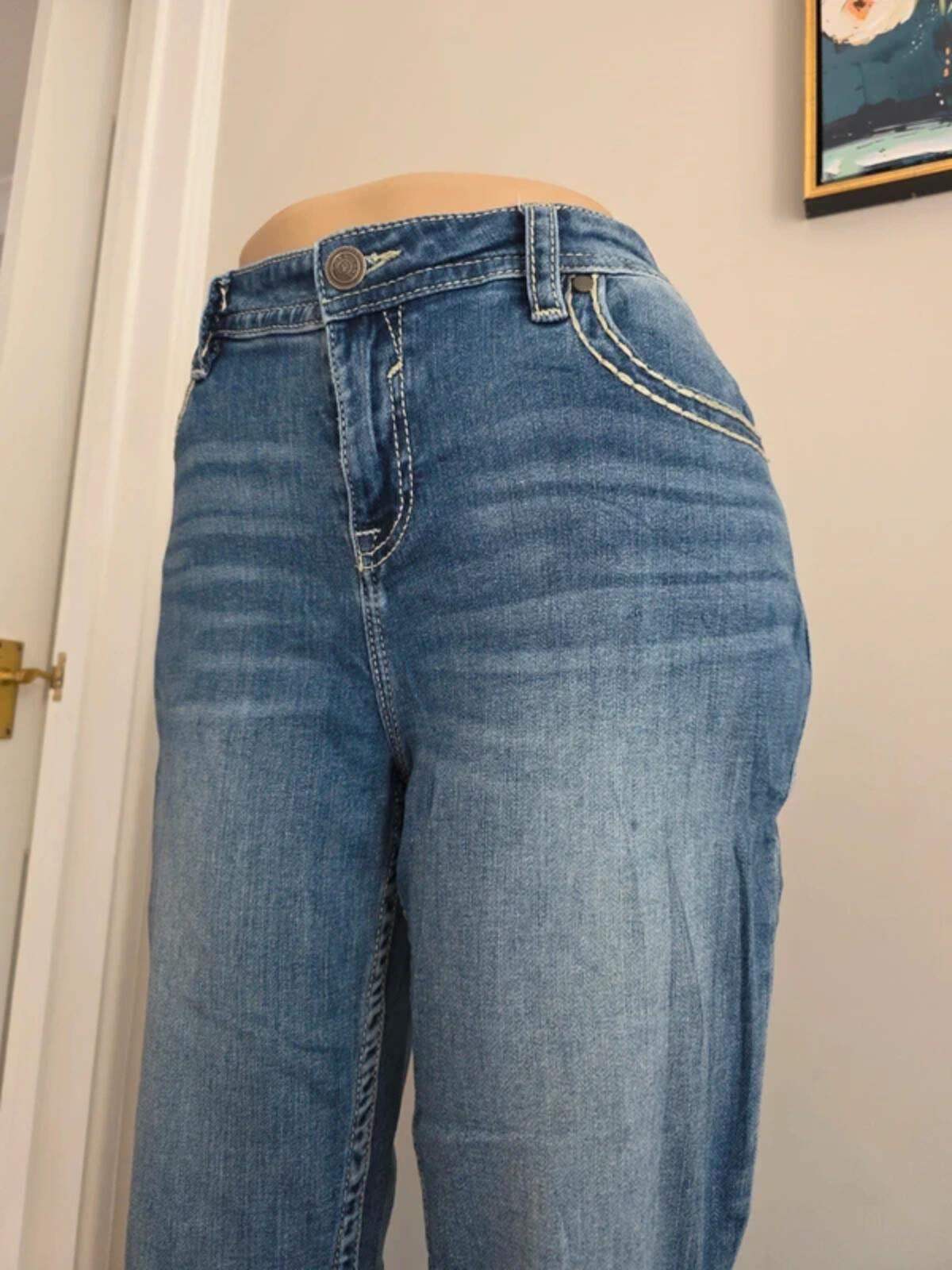 Vigoss High Rise Bootcut Vintage Y2K Jeans UK Size 16 Tall