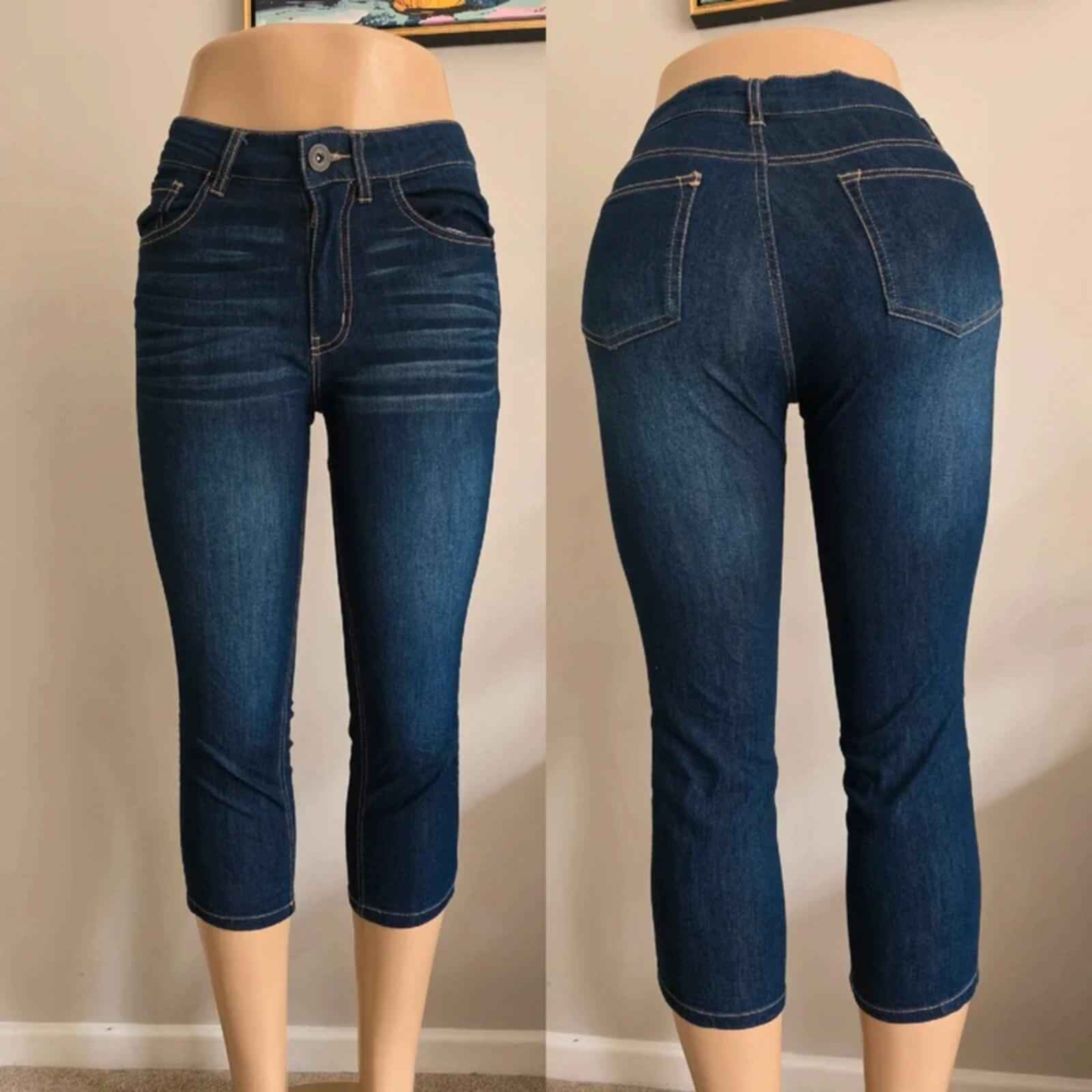 Jack Mid Rise Capri Jeans UK Size 8