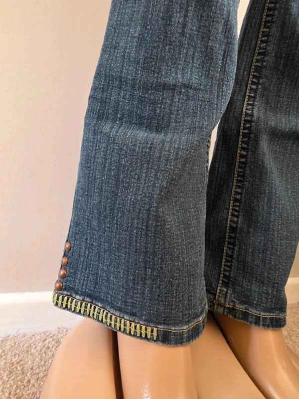Gypsy Low Rise Bootcut Vintage Y2K Jeans UK Size 10