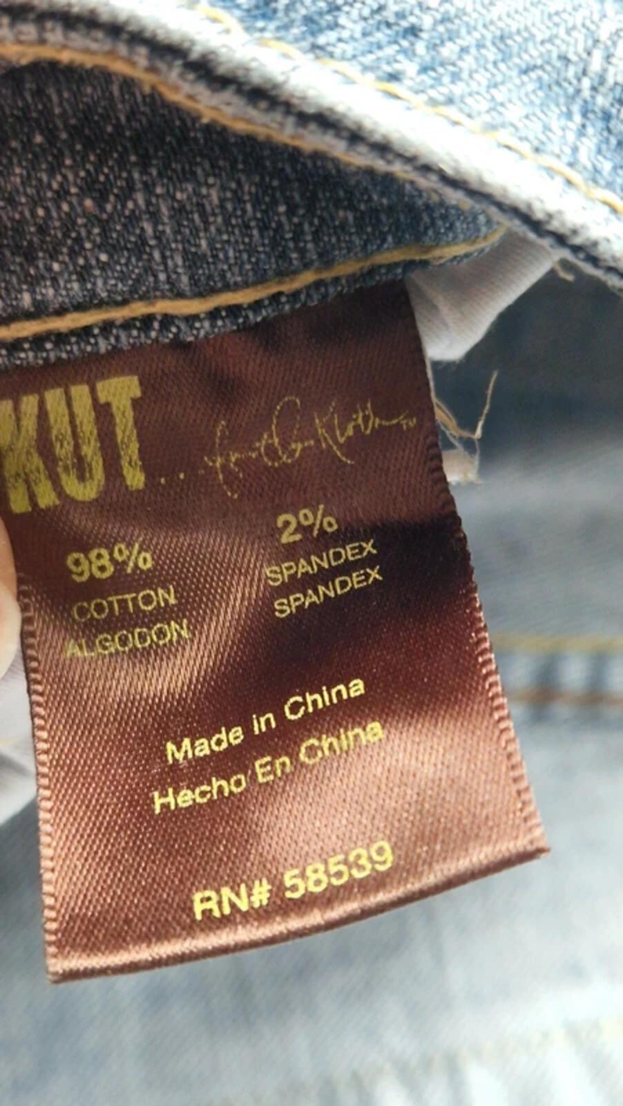 Y2K "Kut from the Kloth" Mid Rise Bootcut Flared Denim Jeans UK 10