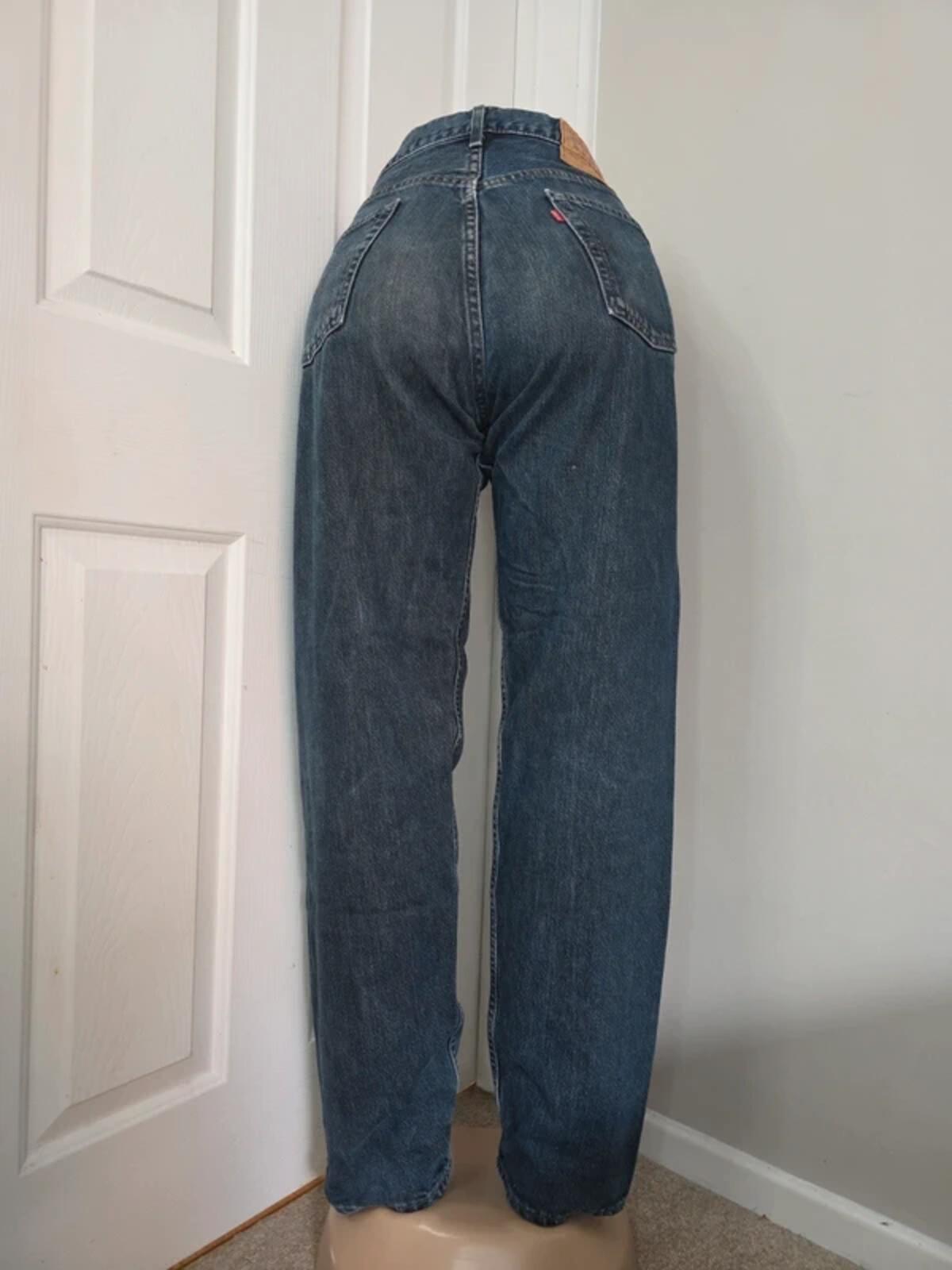Levi's High Rise Relaxed Mum Vintage Y2K Jeans UK Size 12 Tall