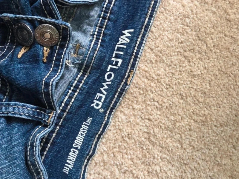 Wallflower Mid Rise Bootcut Vintage Y2K Jeans UK Size 10/12 Petite