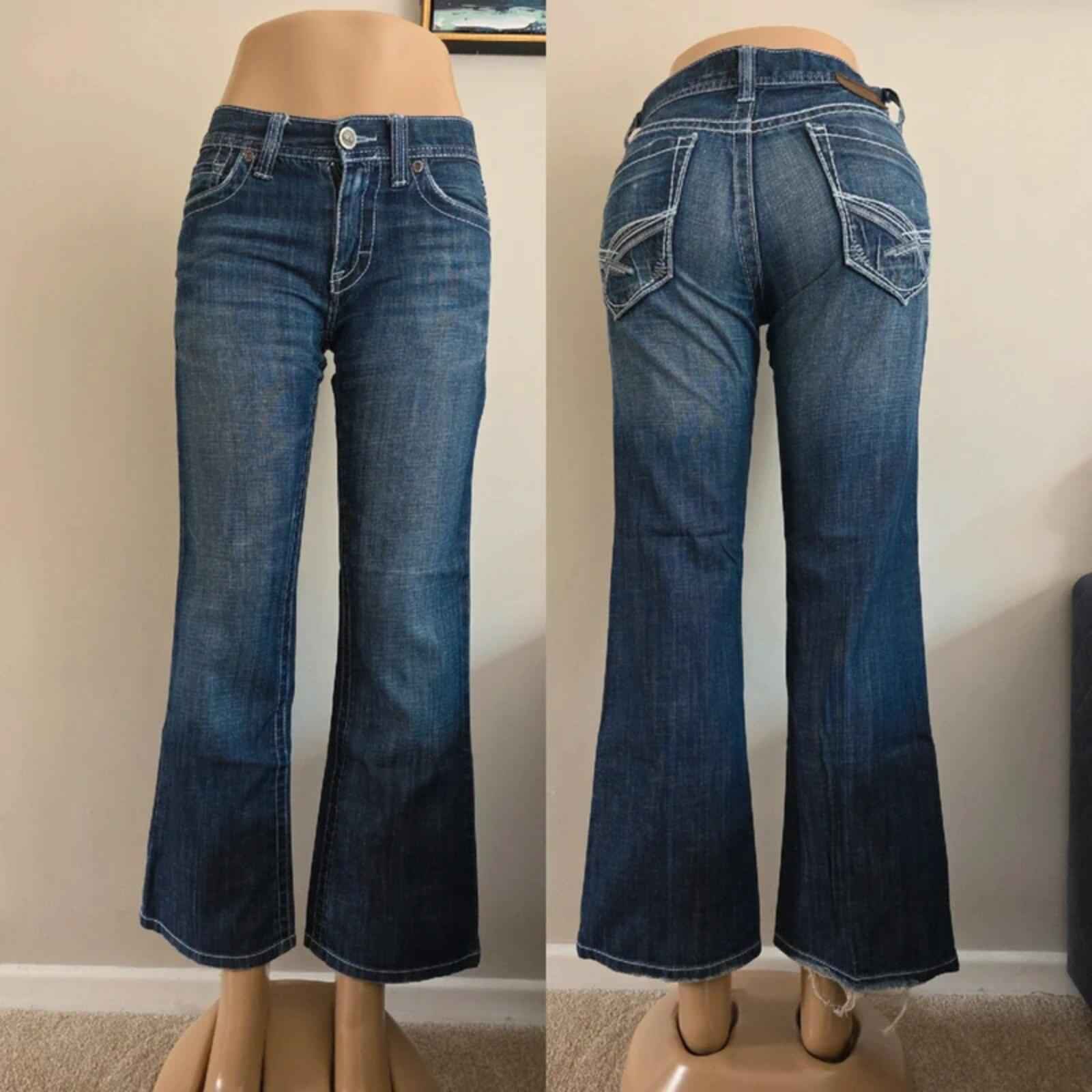 BKE Mid Rise Bootcut Vintage Y2K Jeans UK Size 8/10 Petite