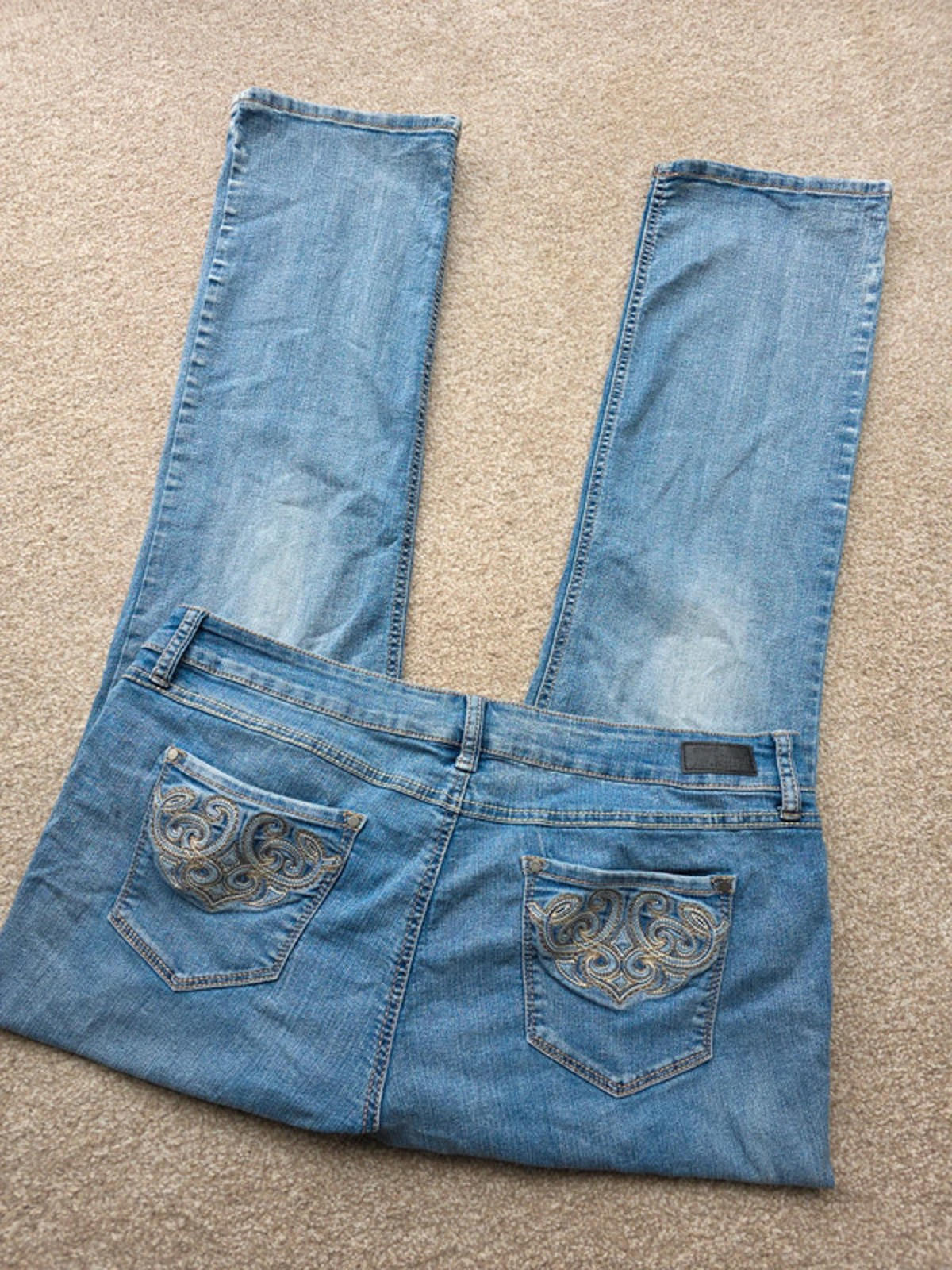 Vintage Y2K Natural Reflections Jeans Mid Rise Flare size 18