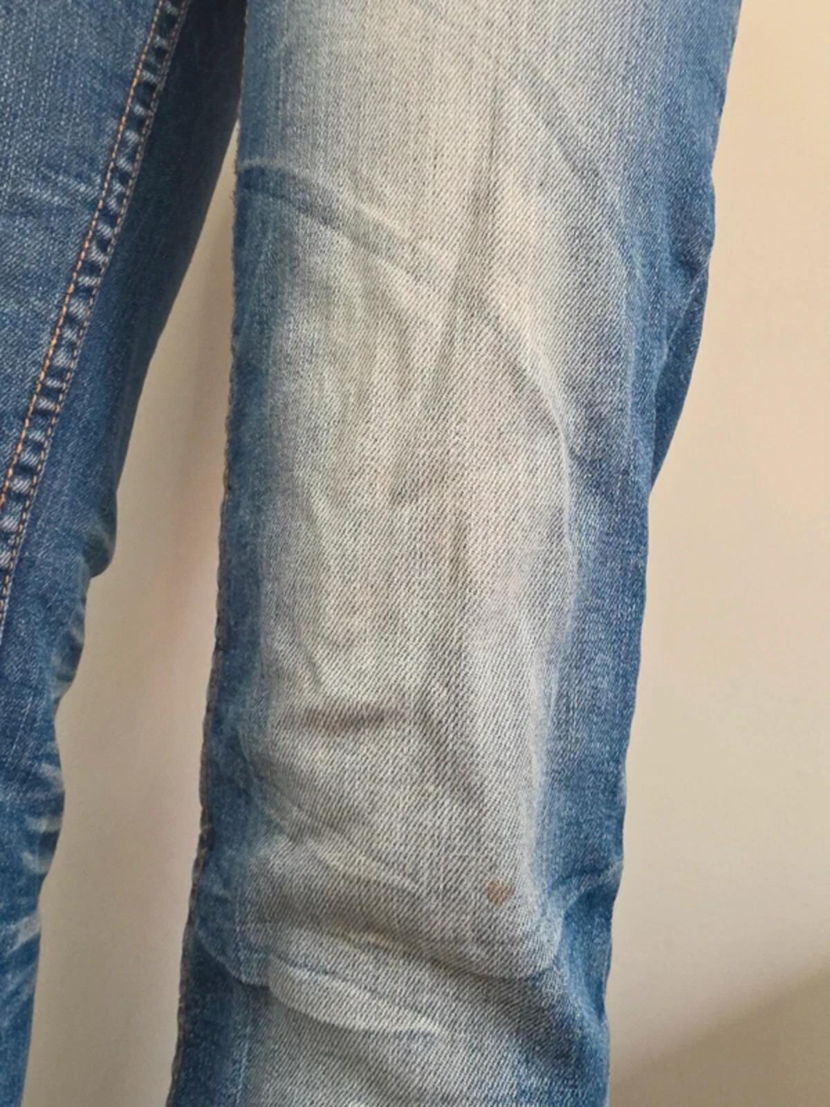 Two Days Later Ultra Low Rise Straight Vintage Y2K Jeans UK Size 8 Tall
