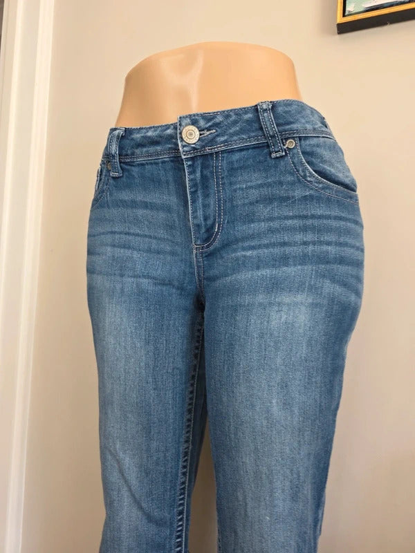 Maurices Mid Rise Bootcut Vintage Y2K Jeans UK Size 14/16 Tall