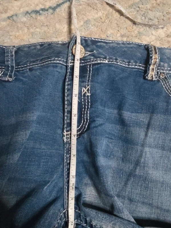 Amethyst Jeans Mid Rise Bootcut Vintage Y2K Jeans UK Size 20/22