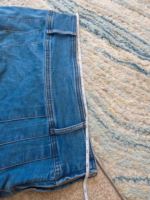 Scout Low Rise Mini Denim Skirt UK Size 12