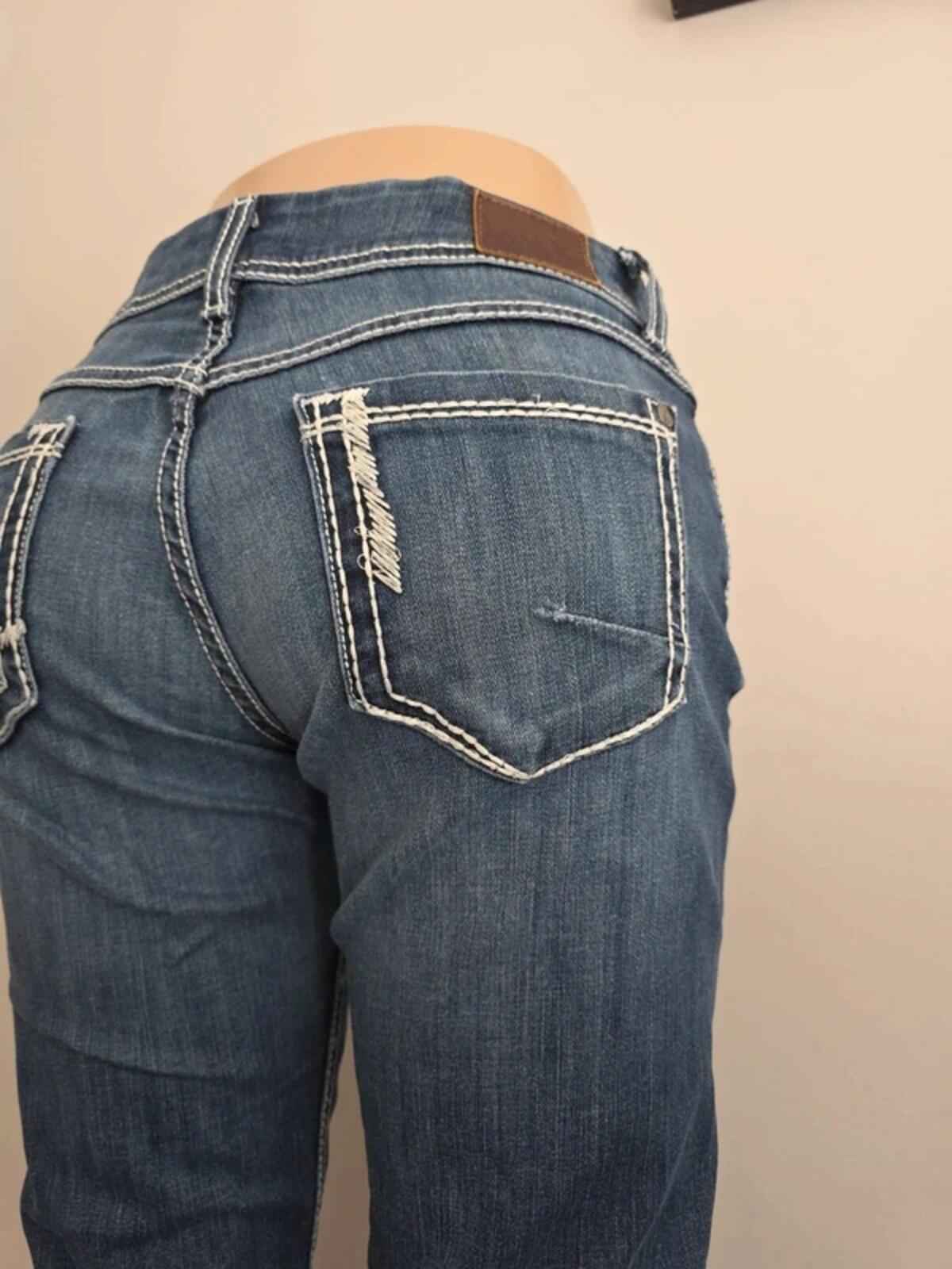 BKE Mid Rise Capri Vintage Y2K Jeans UK Size 10/12