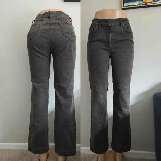 Zerres Mid Rise Straight Relaxed Vintage Y2K Jeans UK Size 10 Petite