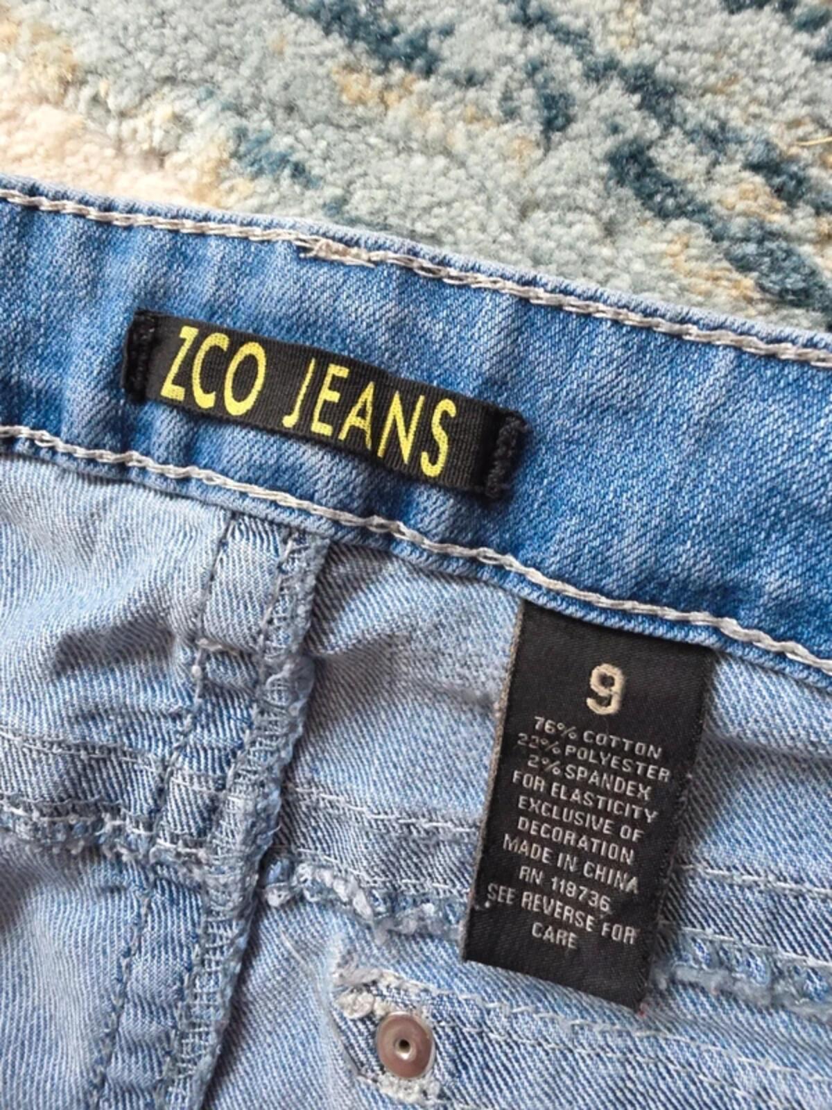 ZCO Jeans Low Rise Bootcut Vintage Y2K Jeans UK Size 10