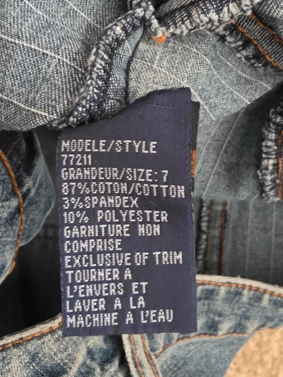 Capucino Mid Rise Flared Vintage Y2K Jeans UK Size 8 Petite