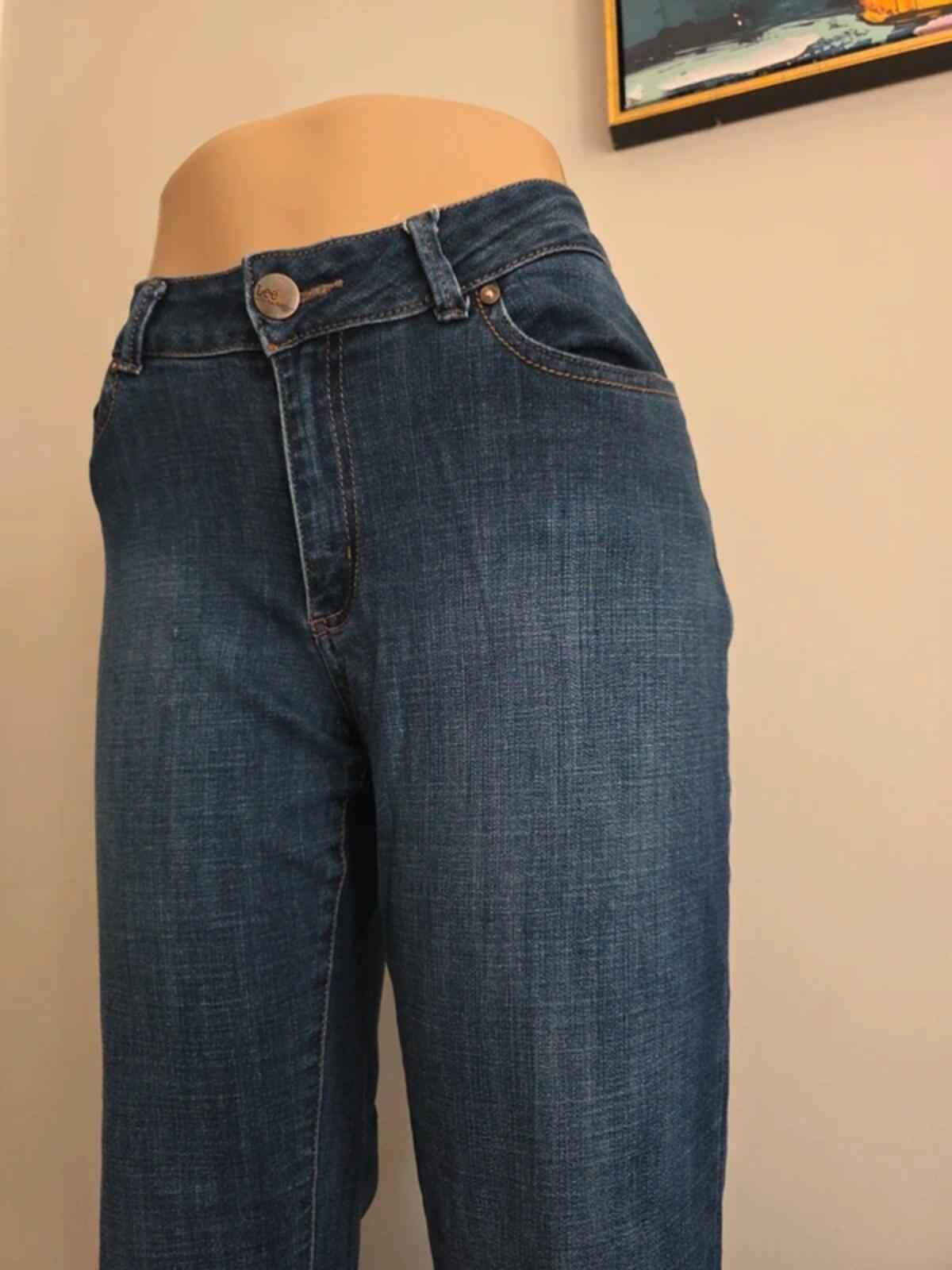 Lee Mid Rise Bootcut Vintage Y2K Jeans UK Size 10/12