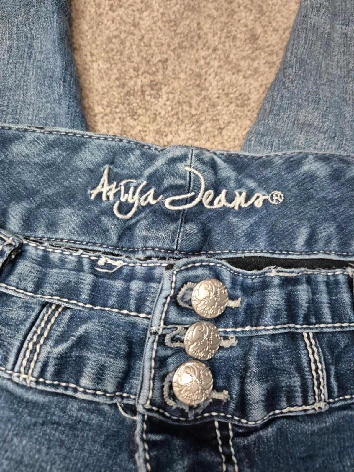 Vintage Y2K Arya Jeans Mid Rise Skinny Denim – UK 16 '