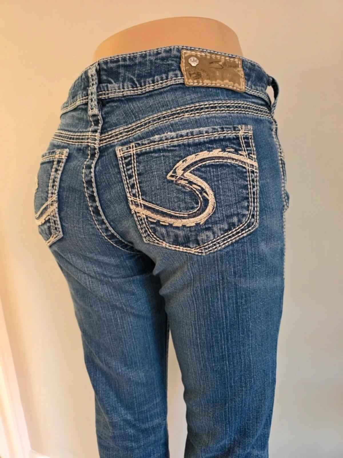 Silver Jeans Mid Rise Bootcut UK Size 12
