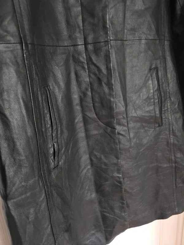 Vintage Y2K Fairweather Genuine Leather Long Coat Women’s Size M (Oversized Fit)