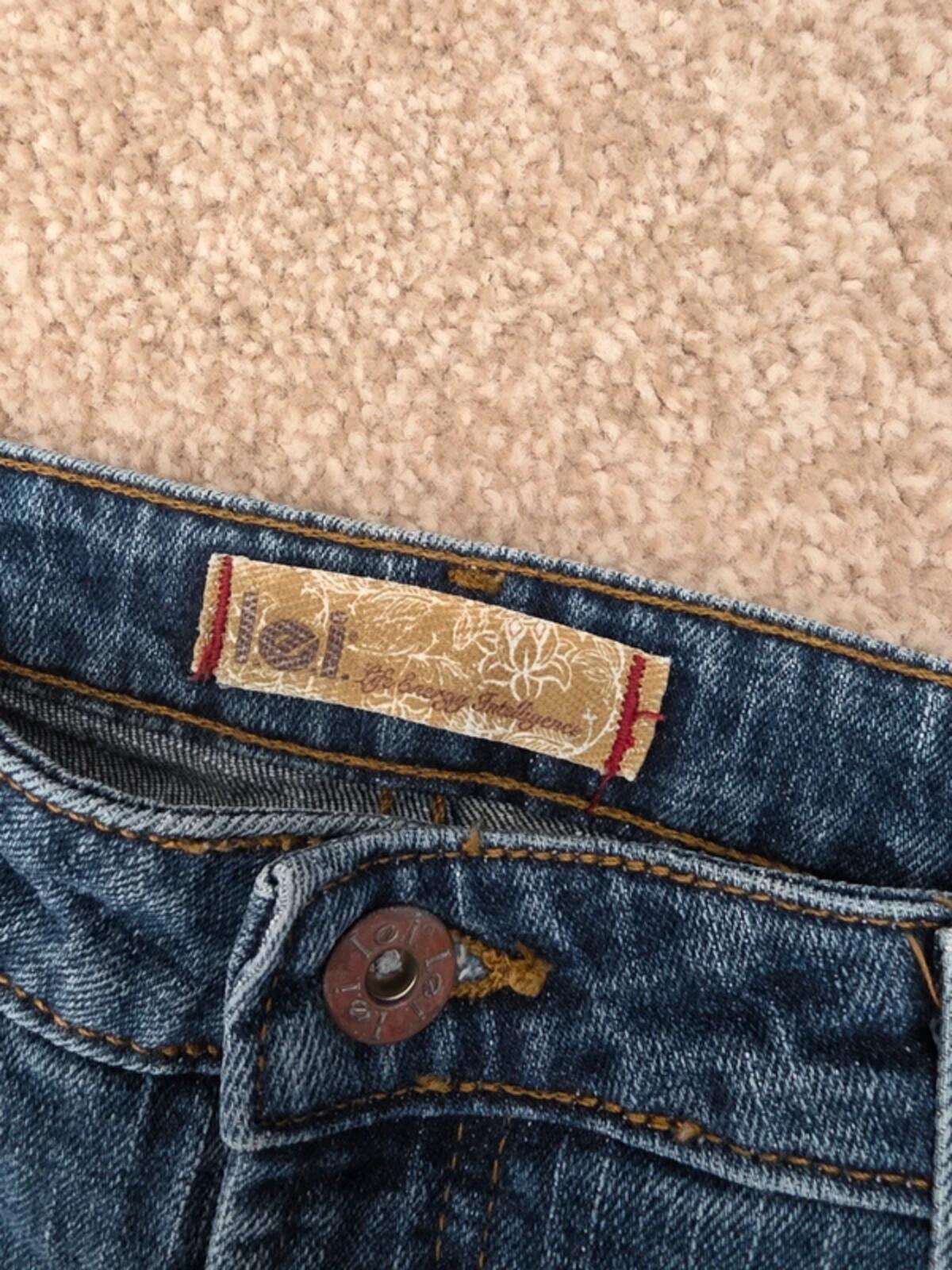 L.E.I. Mid Rise Bootcut Vintage Y2K Jeans UK Size 10 Tall
