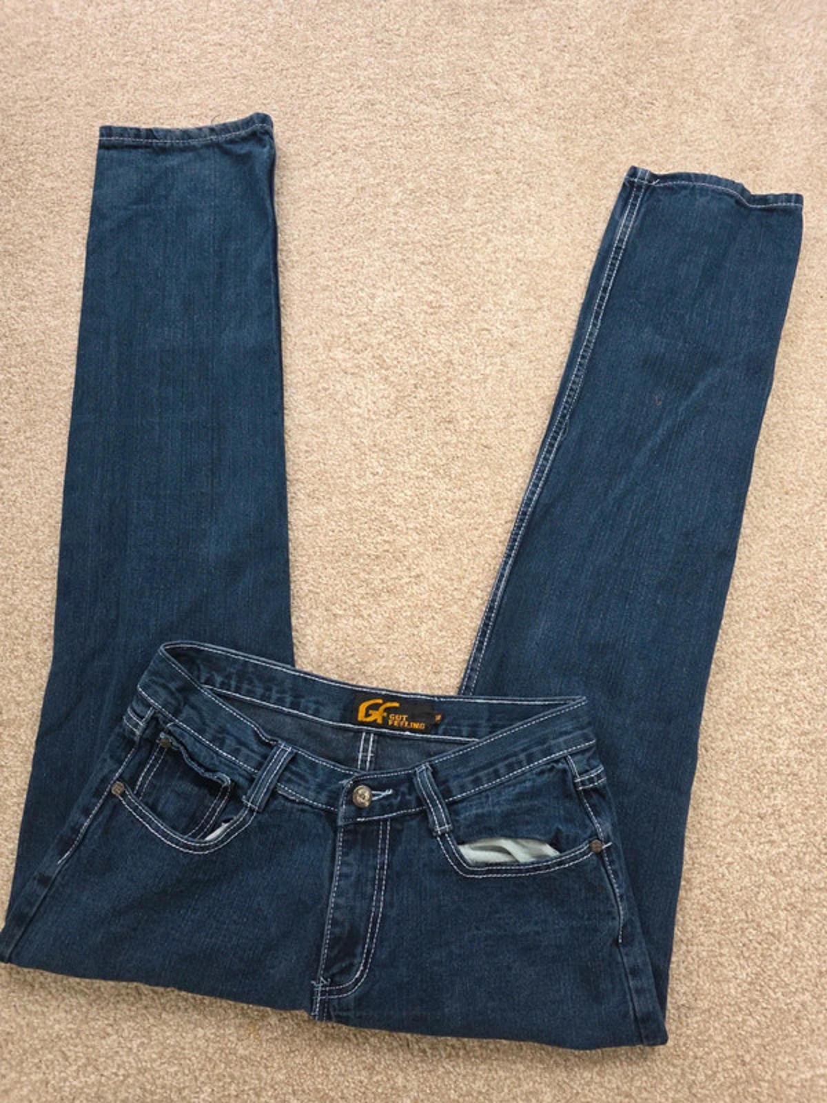 Vintage Y2K Gut Feeling Mid Rise Straight Jeans UK Size 10