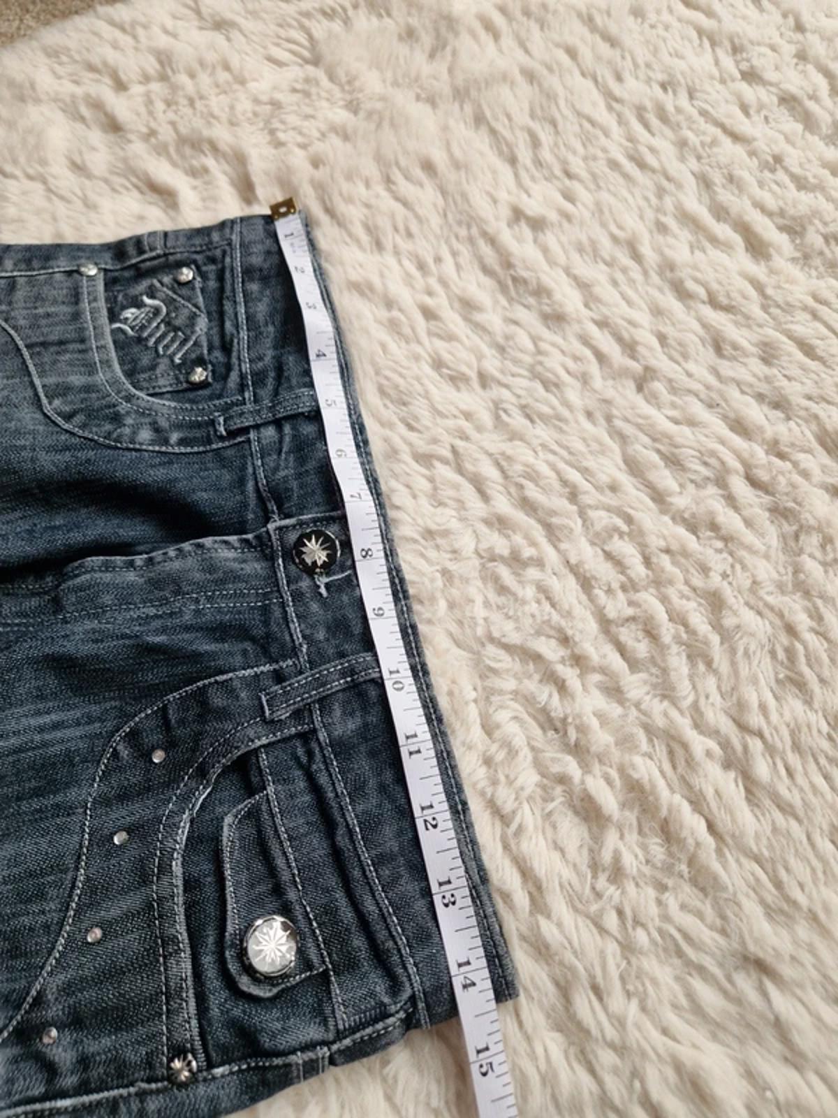 Y2K "Fashion Jeans Wear" Mid Rise Straight Leg Petite Grunge Indie Sleaze Festival Denim UK 8 petite