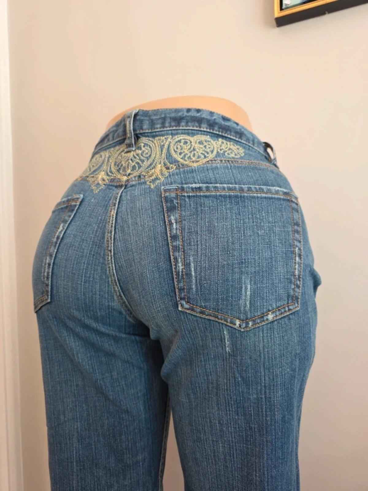 X2 Mid Rise Bootcut Vintage Y2K Jeans UK Size 14