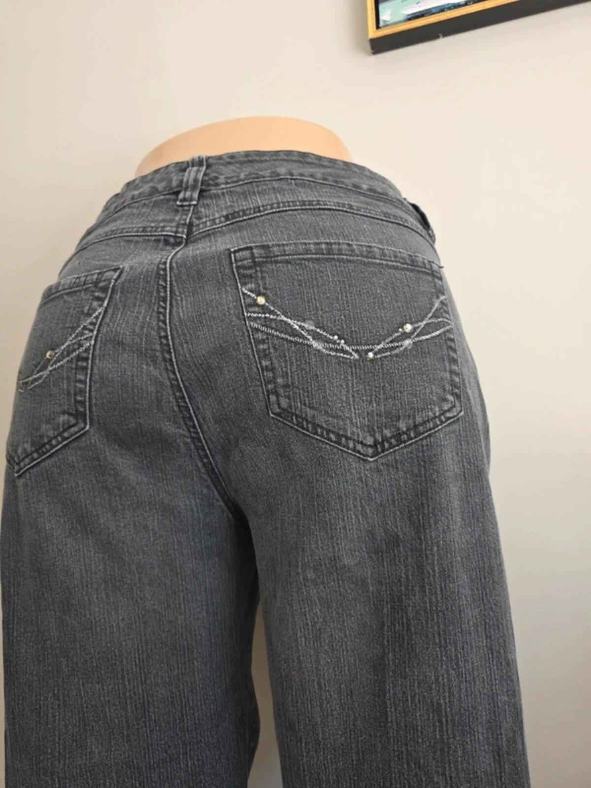 Midtown High Rise Relaxed Vintage Y2K Jeans UK Size 18 Petite