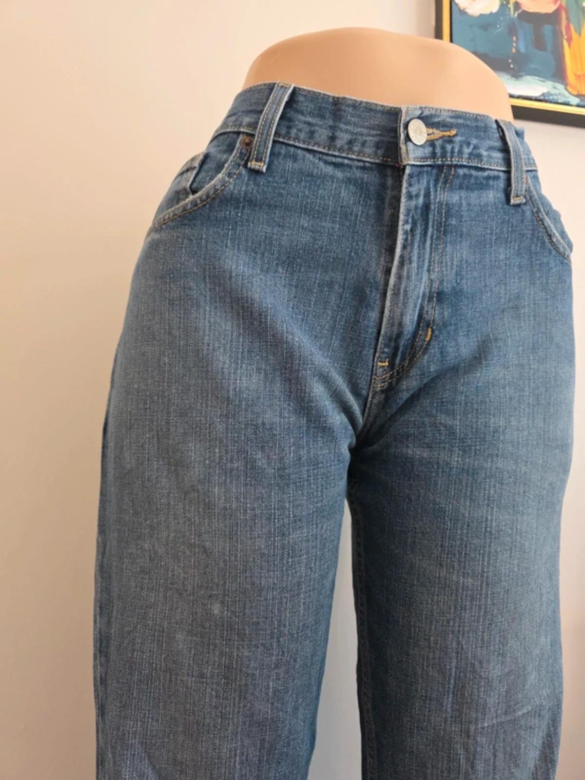 Tommy Hilfiger High Rise Straight Relaxed Vintage Y2K Jeans UK Size 16 Petite
