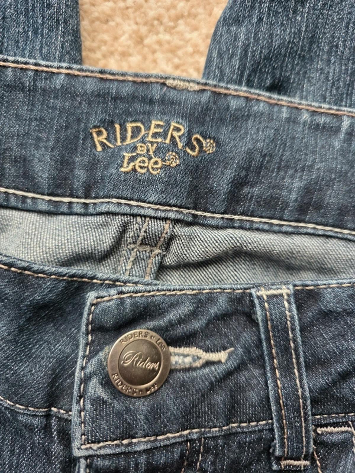 Vintage Y2K Riders by Lee Mid Rise Micro Bootcut Jeans UK Size 12