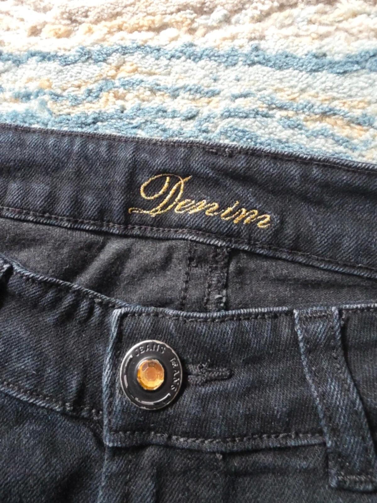 Denim Ultra Low rise straight jeans size 6/8 tall