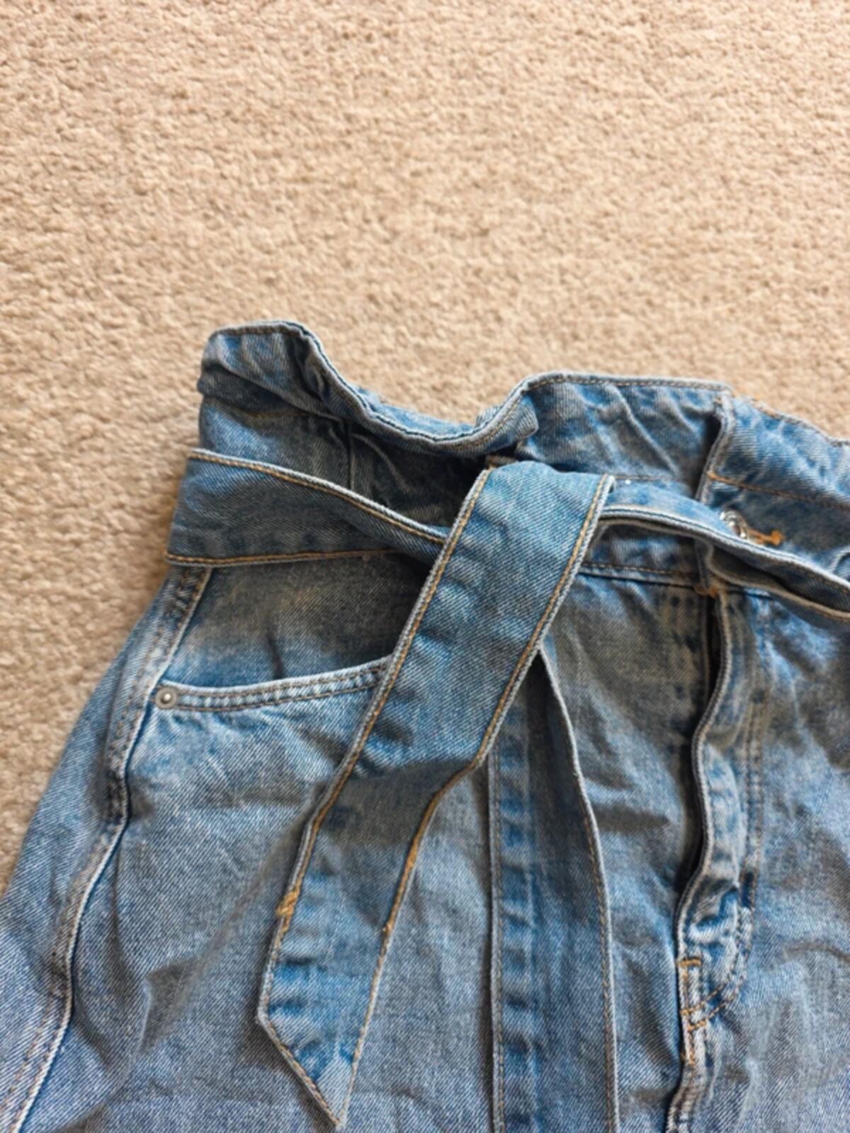 Divided High Waist Denim Mini Skirt Vintage Y2K UK Size 8