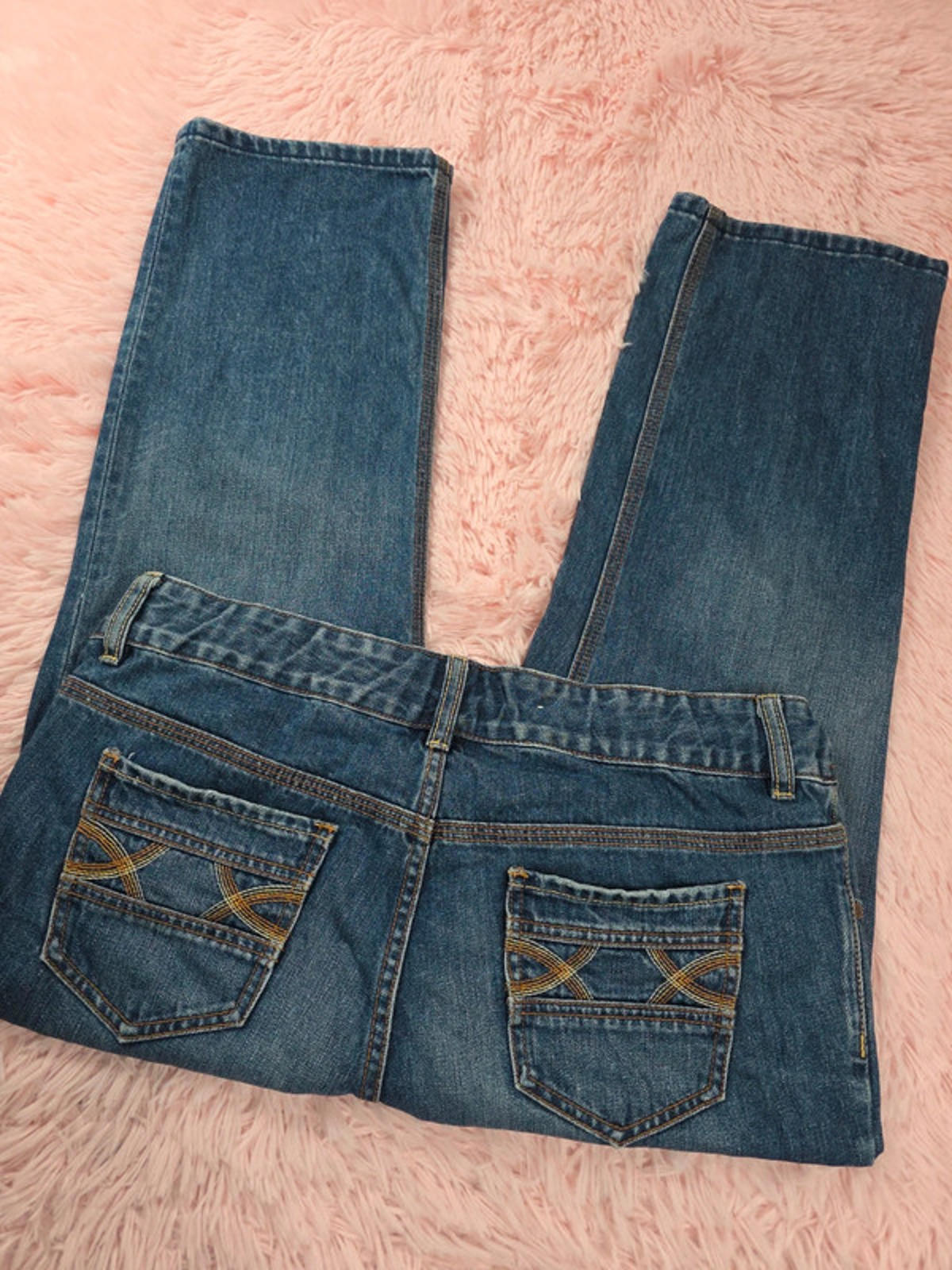 Vintage Y2K Old Navy Maternity Mid Rise Cropped Jeans UK Size 12–14