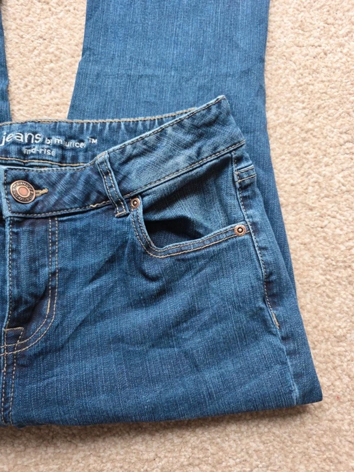 Vintage Y2K M Jeans by Maurices Mid Rise Bootcut Jeans UK Size 10