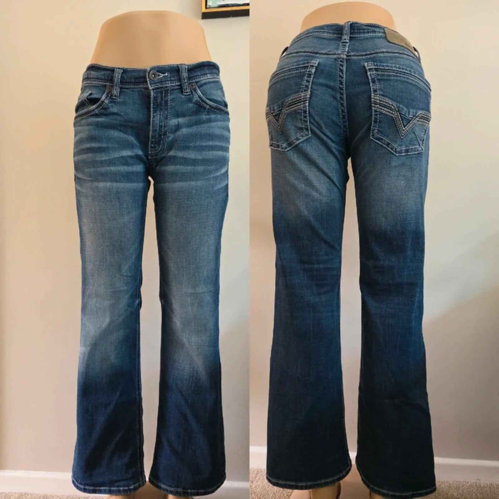BKE Vintage Y2K Aiden Mid Rise Bootcut Jeans UK Size 10 Petite