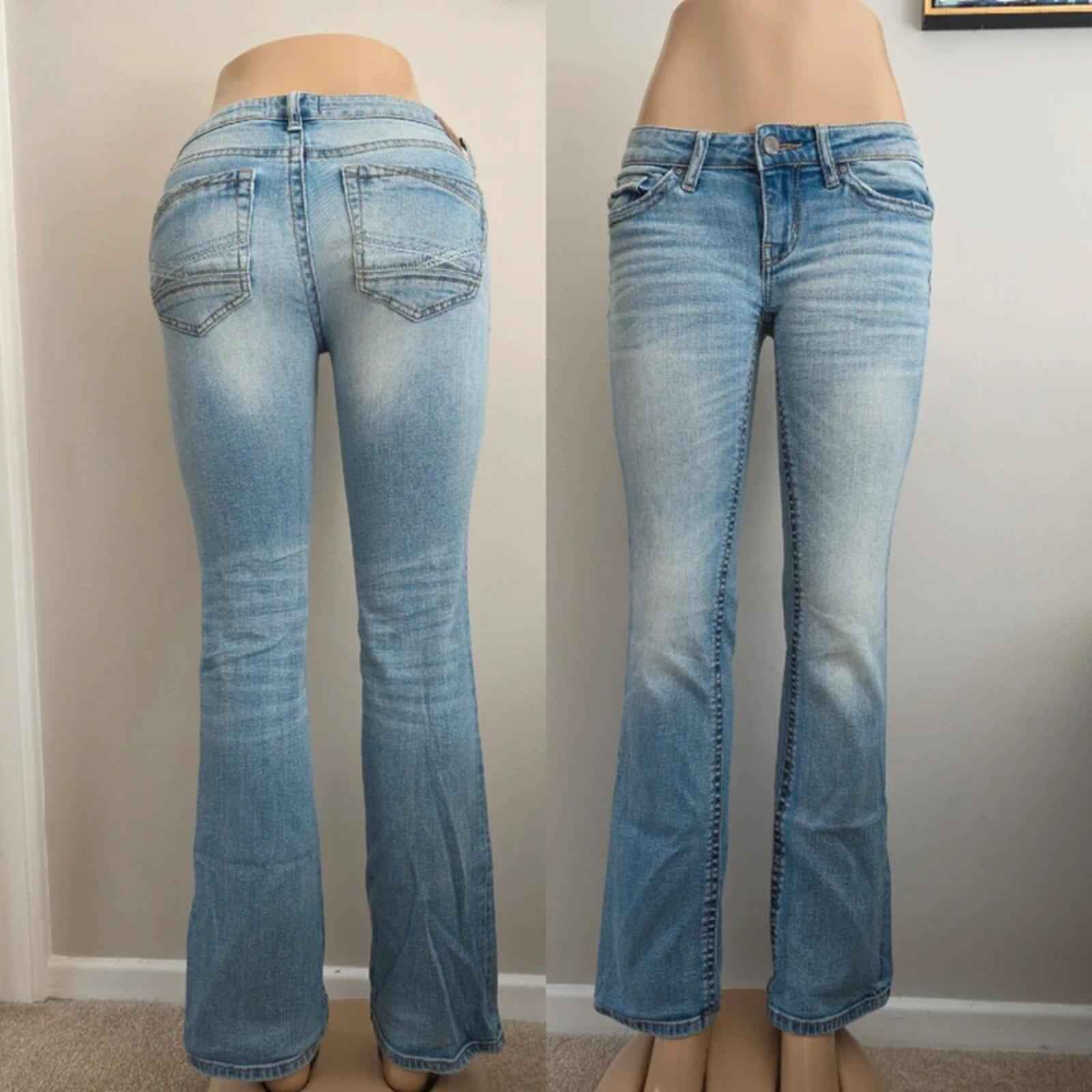 BKE Low Rise Bootcut Vintage Y2K Jeans UK Size 4/6