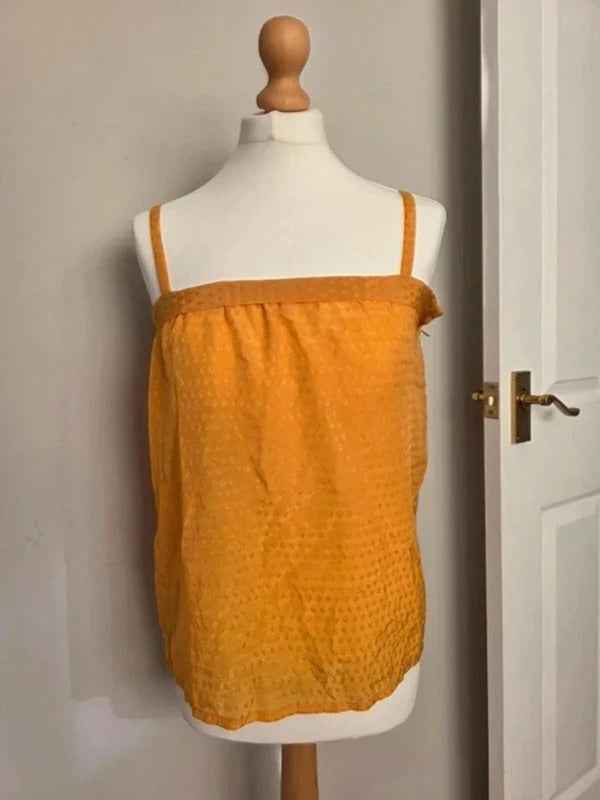 Vintage Y2K Made in Italy Satin Cami Top UK Size 10