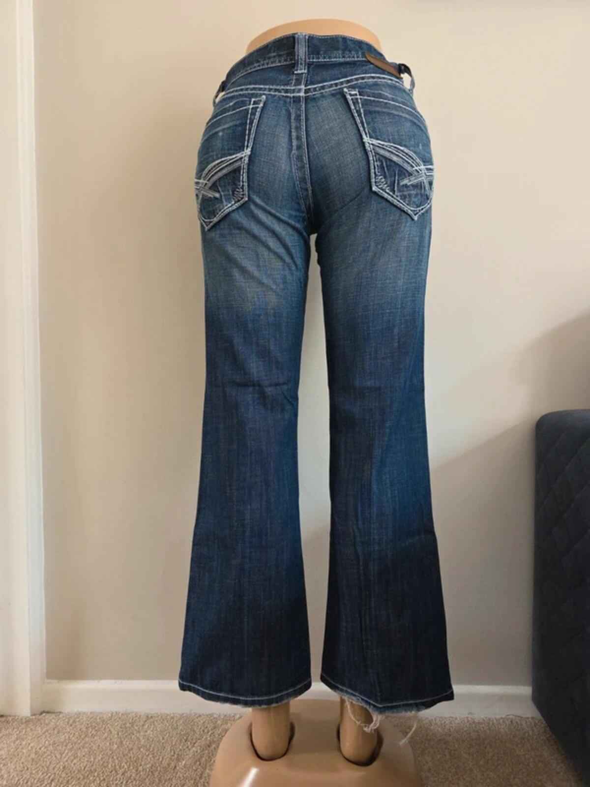 BKE Mid Rise Bootcut Vintage Y2K Jeans UK Size 8/10 Petite