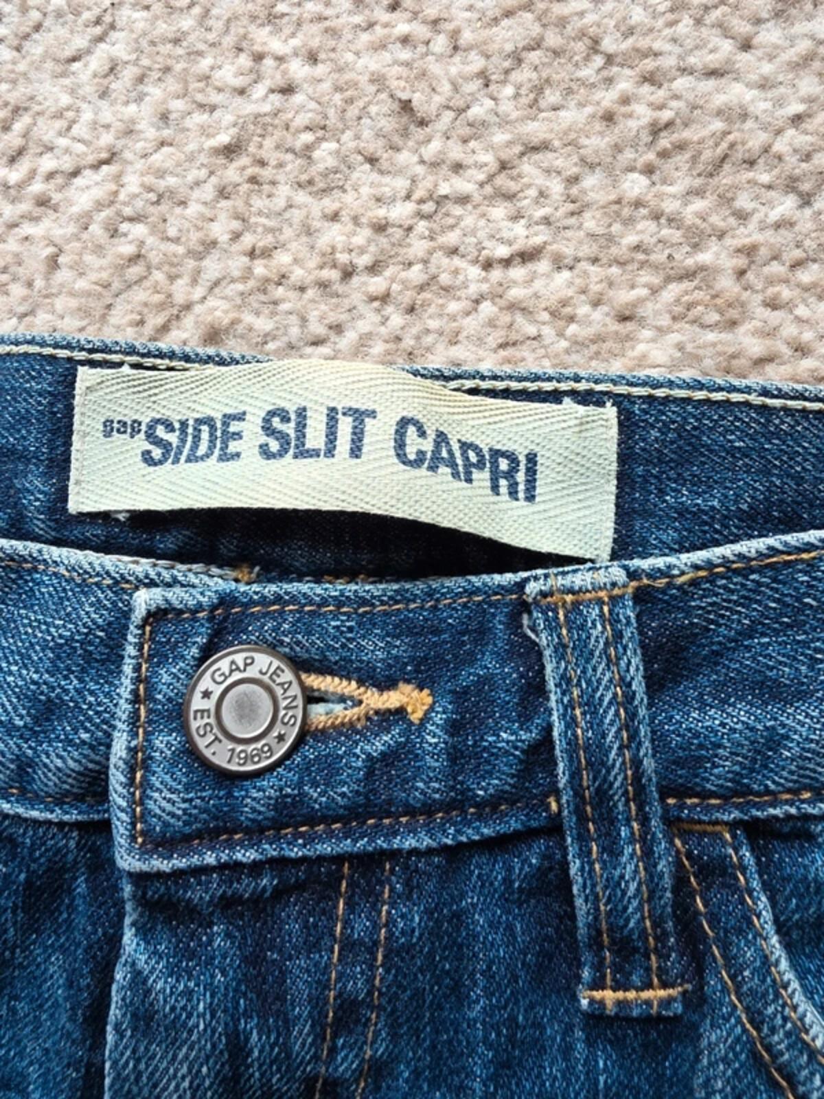 Gap Mid Rise Capri Jeans UK Size 4