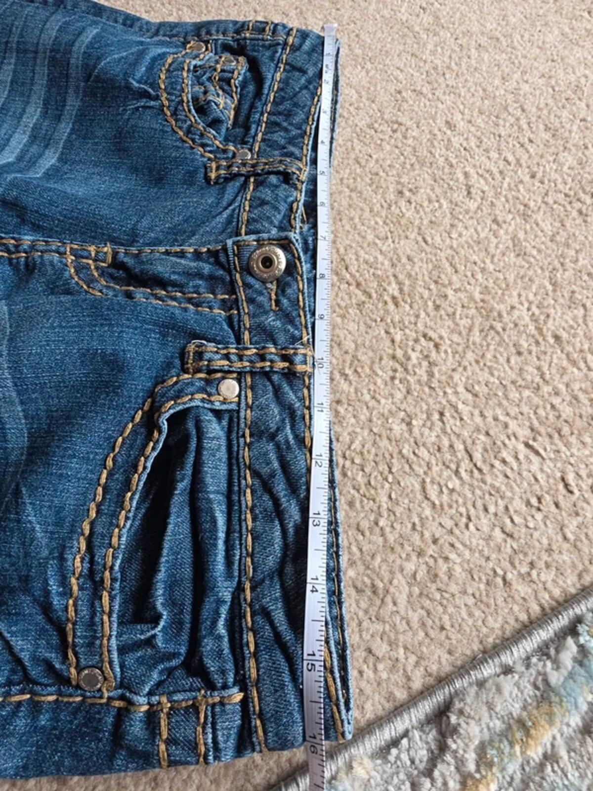 Blue Asphalt Low Rise Bootcut Vintage Y2K Jeans UK Size 8