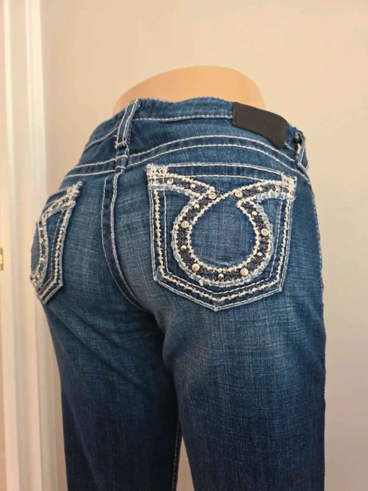 Big Star Low Rise Bootcut Vintage Y2K Jeans UK Size 8/10 Petite