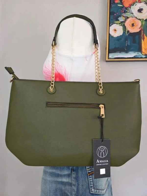 Amalia Heart Quilted Khaki Green Shoulder Bag Crossbody Bag New With Tags