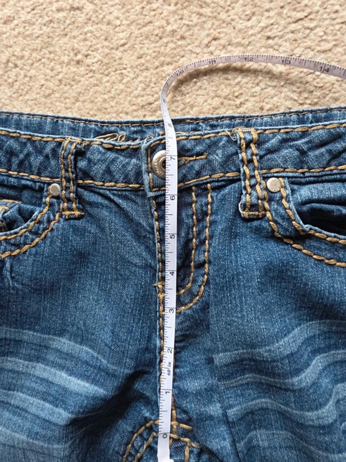 Blue Asphalt Low Rise Bootcut Vintage Y2K Jeans UK Size 8
