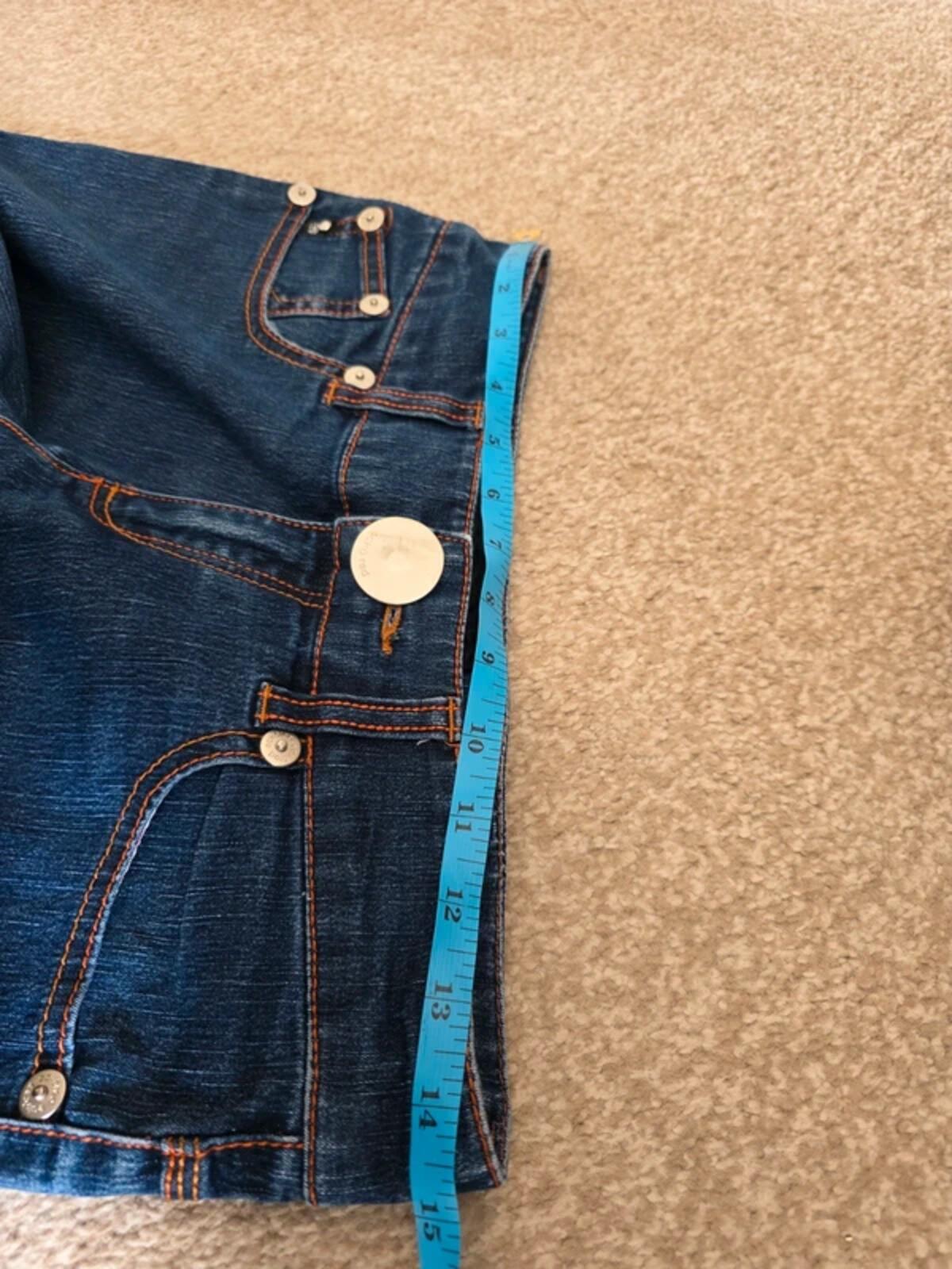 Ecko Red Low Rise Bootcut Jeans UK Size 8 Petite