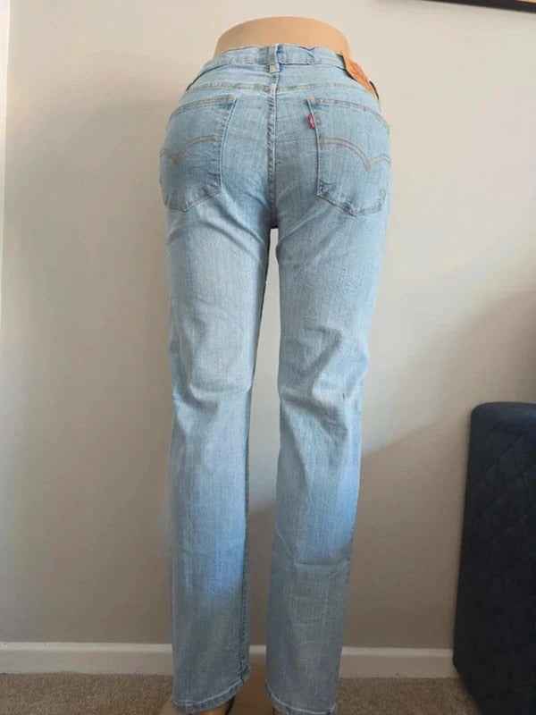 Levi's 502 Mid Rise Slim Vintage Y2K Jeans UK Size 10 Petite