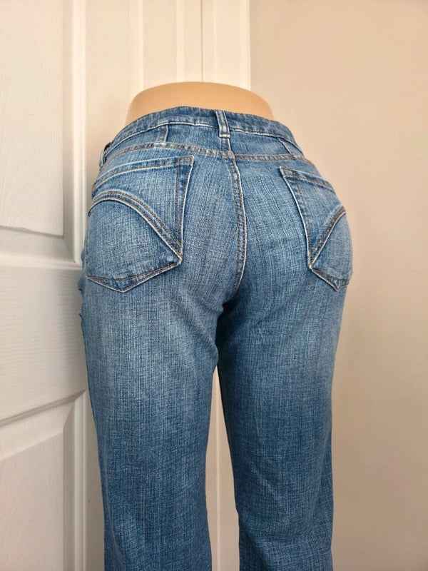 Axcess Mid Rise Bootcut Vintage Y2K Jeans UK Size 12/14
