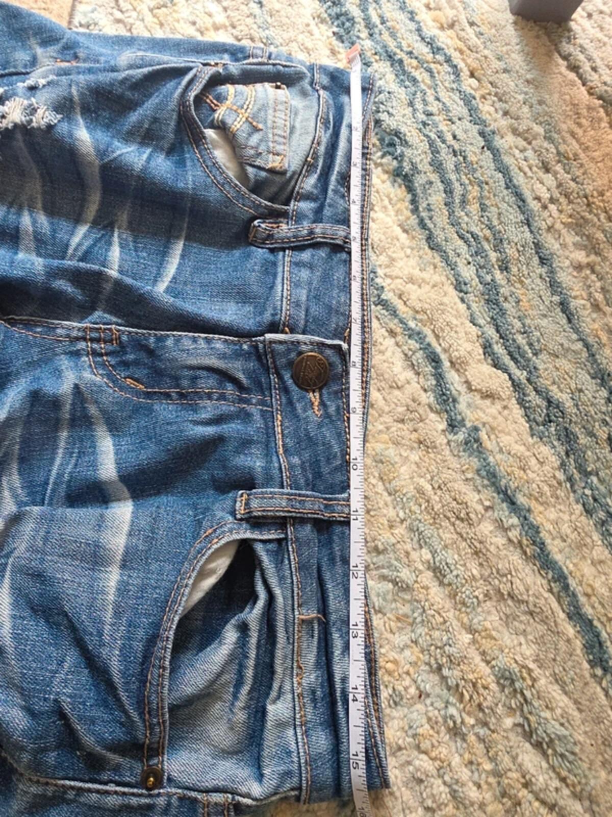 Two Days Later Ultra Low Rise Straight Vintage Y2K Jeans UK Size 8 Tall