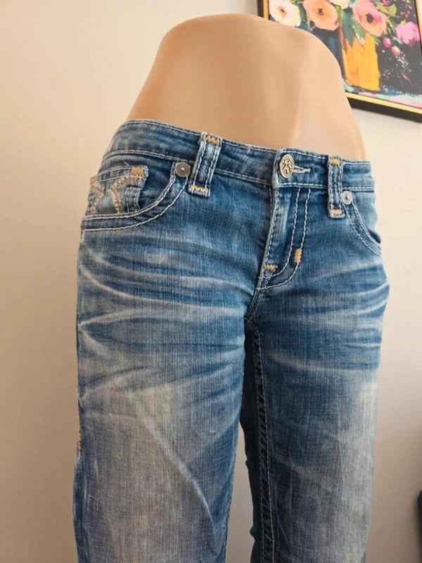Big Star Low Rise Capri Vintage Y2K Jeans UK Size 10/12