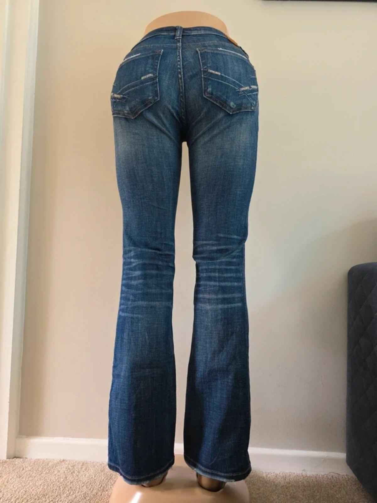 BKE Low Rise Bootcut Vintage Y2K Jeans UK Size 4/6